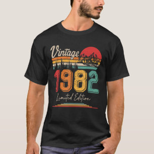 Vintag Geboren im Jahr 1982 Geburtstag Party Hochz T-Shirt
