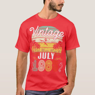 Vintag Geboren im Juli 1963 Happy Birthday 57 Jahr T-Shirt