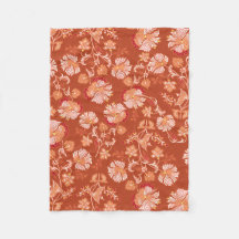 Vintag gebrannte Orangenblüte