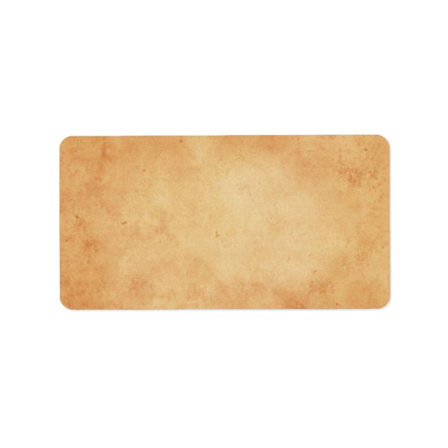 Vintag gefärbte alte Papiertextur Blindetiketten Adressaufkleber (Vorne)