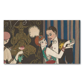 Vintag gefunden - Visitenkarte Magnetische Visitenkarte