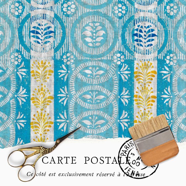 Vintag-gelb-Streifen-Muster Seidenpapier (Von Creator hochgeladen)