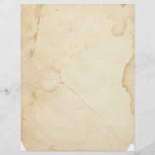 Vintag gelb und festgehalten Letterhead