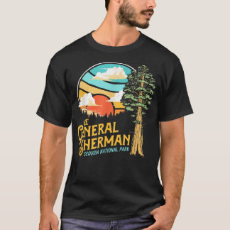 Vintag General Sherman Sequoia Nationalpark Retrea T-Shirt
