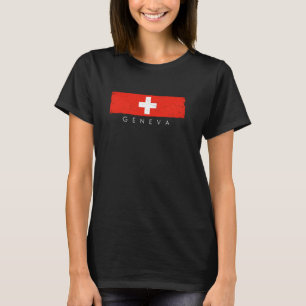 Vintag Genf Schweiz Urlaub Schweiz T-Shirt