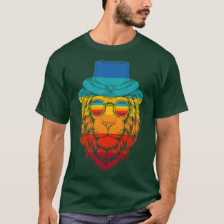 Vintag Gentleman Lion T-Shirt
