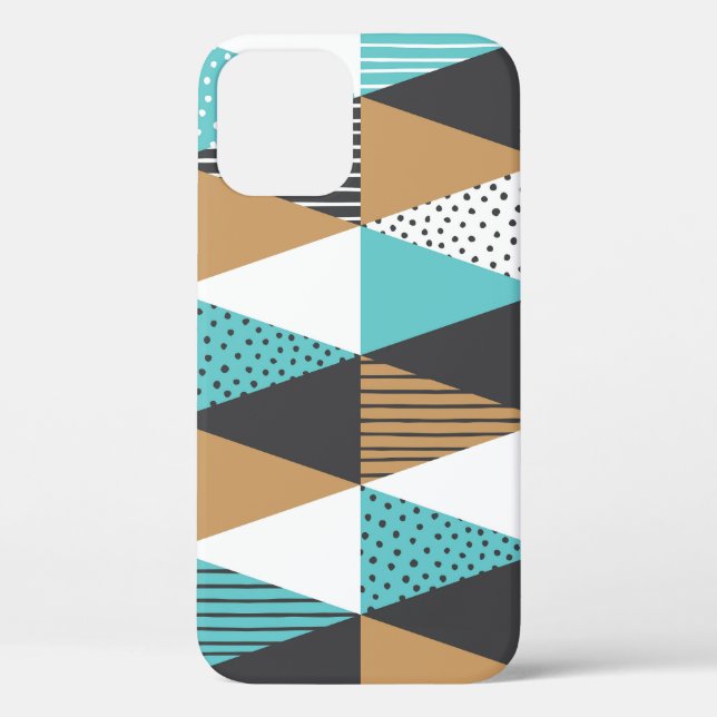 Vintag Geometrisch: Abstrakte Darstellung. Case-Mate iPhone Hülle (Rückseite)