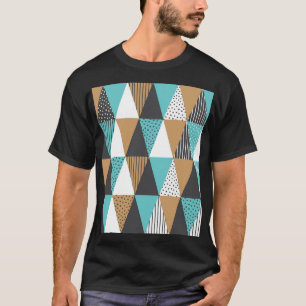 Vintag Geometrisch: Abstrakte Darstellung. T-Shirt