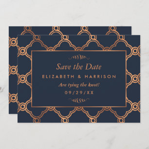 Vintag Geometrische Art Deco Gatsby Save the Date