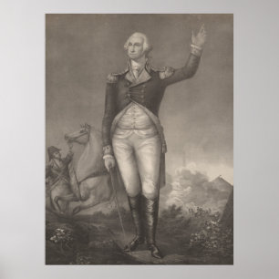 Vintag George Washington Portrait (1854) Poster