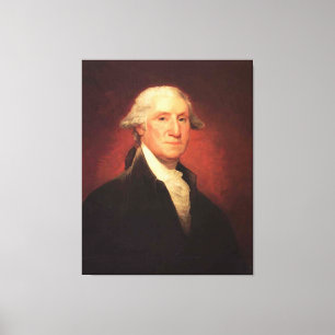 Vintag George Washington Portrait Painting Leinwanddruck