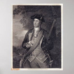 Vintag George Washington Portrait Poster