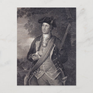 Vintag George Washington Portrait Postkarte