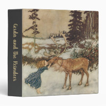 Vintag Gerda und Reindeer von Edmund Dulac