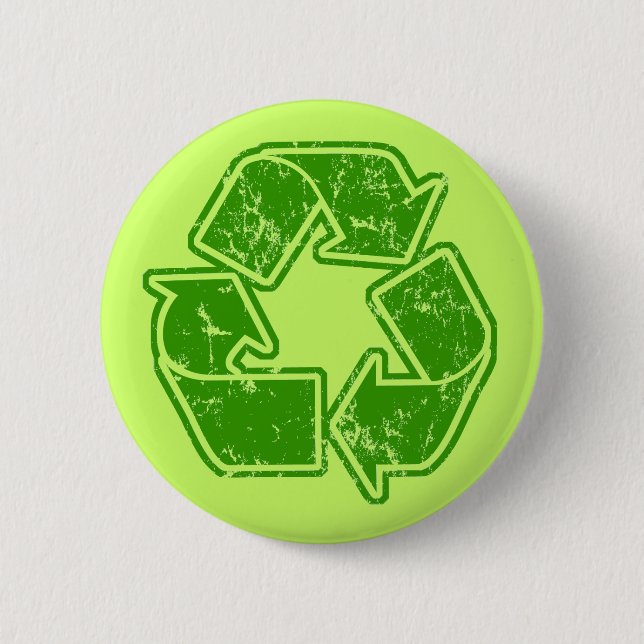 Vintag Gerecycelt Grafik Button (Vorderseite)