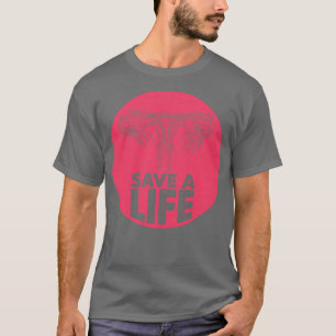 Vintag Gerettet Leben T-Shirt