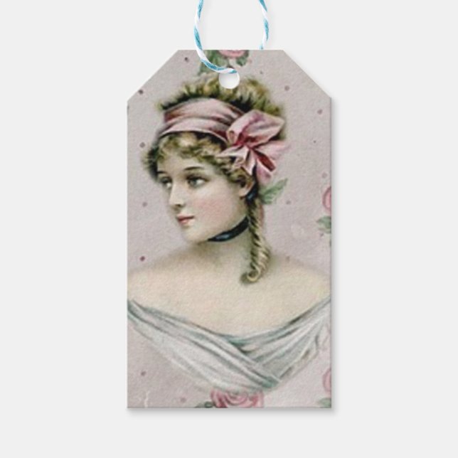 Vintag Geschenkanhänger (Vorderseite)