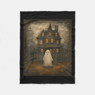 Vintag Ghost Boo Spuk House Halloween Kostüme Fleecedecke