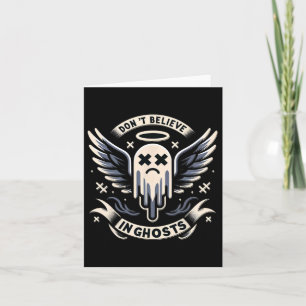 Vintag Ghost Design Niedlich Ghost Halloween Spook Karte