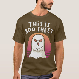 Vintag Ghost Dies ist ein Bootschild Kostüm Hallow T-Shirt