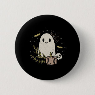 Vintag Ghost Herbst Halloween 1 Button