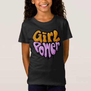Vintag Girl Power Retro Style T - Shirt