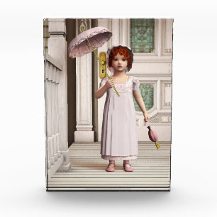 Vintag Girl - Sweet Retro Viktorianische Art Fotoblock