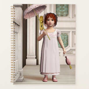 Vintag Girl - Sweet Retro Viktorianische Art Planer