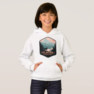 Vintag Glacier Nationalpark Hirschgebirge Geschenk Hoodie