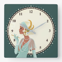 Vintag Glam der 20er Jahre Lady Minutes Nummern Tü