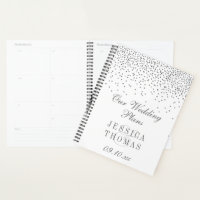 Vintag Glam Silver Confetti Wedding