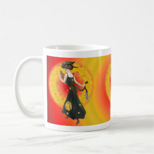Vintag Glamour Girl Tasse