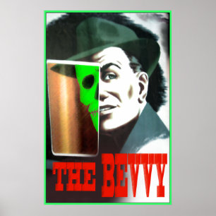 Vintag Glasgow Bevy Poster