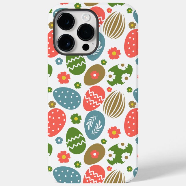 Vintag glückliche Osterblüten Case-Mate iPhone Hülle (Rückseite)