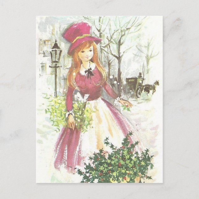 Vintag glückliche Weihnachten (Vorderseite)