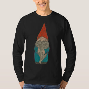 Vintag Gnome Funny Yard Garden Gift Whimsy T-Shirt