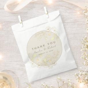 Vintag Gold Gastgeschenk Hochzeit Bag Geschenktütchen