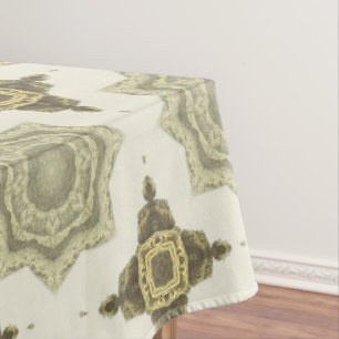 Vintag Golden Art Deco Abstraktes Muster Nr. 3 Tischdecke
