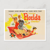 Vintag Golden Florida Glow Travel