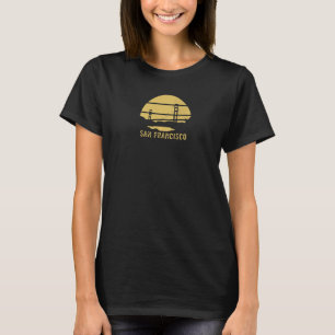 Vintag Golden Gate Bridge San Francisco Stadt USA T-Shirt