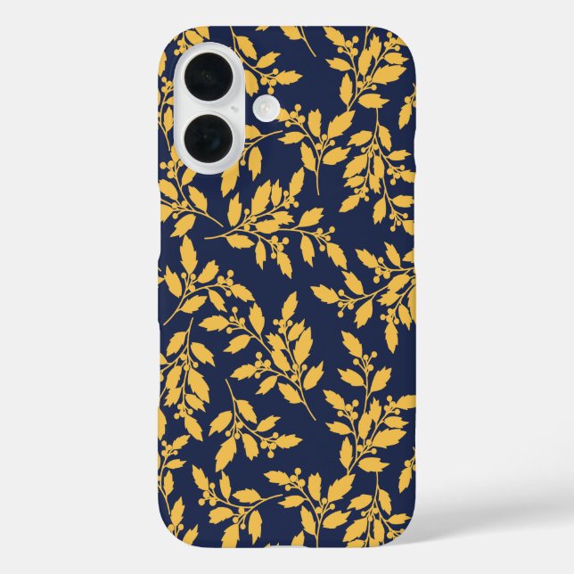 Vintag Golden Mistletoe Case-Mate iPhone Hülle (Rückseite)