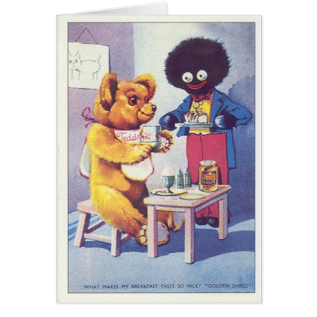 Vintag Golden Shred Teddy Bear Ad (Vorne)