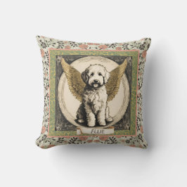 Vintag Goldendoodle Angel Personalisiert Kissen