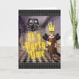 Vintag Goth Halloween-Party Einladung