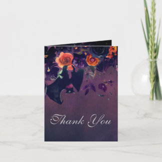 Vintag Goth Lila Dark Floral