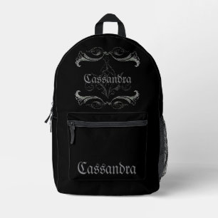 Vintag Goth Romantik Personalisiert Bedruckter Rucksack