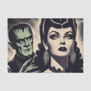 Vintag Goth Woman Seidenpapier