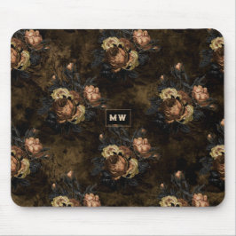 Vintag Gothic Floral Mousepad