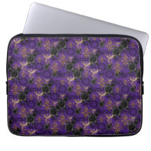 Vintag-Gothic Phoenix und Rose Lila Muster