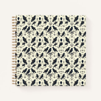 Vintag Gothic Ravens Notizbuch